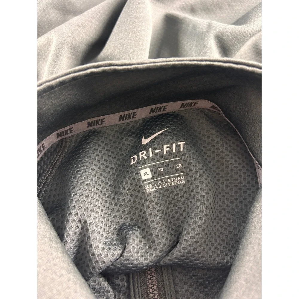 Nike Dri-FIT Mens XL Gray Montana Griz Quarter Zip Pullover Training Top 577